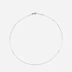 Abrazi Box Chain Ketting Zilver-M