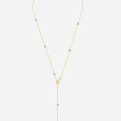 Abrazi Jessie Parel Rugketting Goud