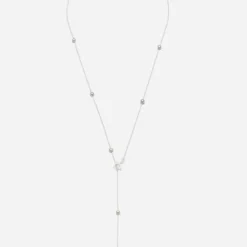 Abrazi Jessie Parel Rugketting Zilver