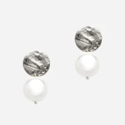 Abrazi Olga Parel Oorbellen Zilver