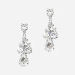 Abrazi Zoe Swarovski Oorbellen Zilver