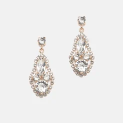 Abrazi Adele Swarovski Oorbellen Rosé