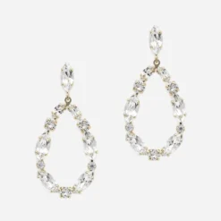 Abrazi Jane Swarovski Oorbellen Goud