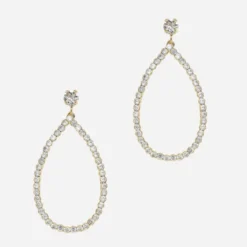 Abrazi Nina Swarovski Oorbellen Goud