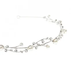 Isabelle | Luxe Tiara Met Parels - Poirier BB-720 -Exporteren Pracht Trouw Winkel bb 720 nvt bb 720 029 02