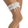 Bianco Evento SB3 Kousenband Blauw & Ivoor -Exporteren Pracht Trouw Winkel bianco evento bridal garter sb3 1