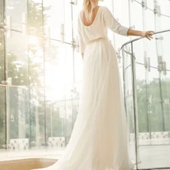 Bianco Evento Calypso Tule Rok -Exporteren Pracht Trouw Winkel bianco evento calypso 4 1