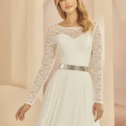 Bianco Evento Kalliope Rok Ivoor -Exporteren Pracht Trouw Winkel bianco evento kalliope skirt ivory 3