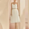 Bianco Evento Ravenna Rok Ivoor -Exporteren Pracht Trouw Winkel bianco evento ravenna skirt ivory 1