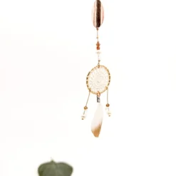 Forever & Eva O205 Dromenvanger Oorbel -Exporteren Pracht Trouw Winkel dreamcatcher ohring rose scaled 1