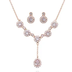 G. Westerleigh Bruidssieraden Set DZ0068RG -Exporteren Pracht Trouw Winkel dz0068rg 1 1 1