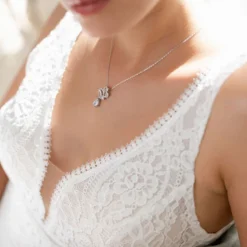 G. Westerleigh JS6445 Bruidssieraden Set Zilver -Exporteren Pracht Trouw Winkel g. westerleigh js6445 4