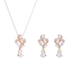 G. Westerleigh JS6445RG Bruidssieraden Set Rosegold