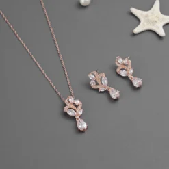 G. Westerleigh JS6445RG Bruidssieraden Set Rosegold -Exporteren Pracht Trouw Winkel g. westerleigh js6445rg 3