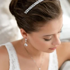 G. Westerleigh TR2944 Tiara Zilver -Exporteren Pracht Trouw Winkel g. westerleigh tr2944 4