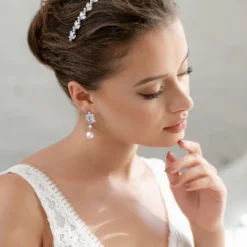 G. Westerleigh TR2954 Tiara Zilver -Exporteren Pracht Trouw Winkel g. westerleigh tr2954 4