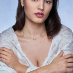 Poirier JS-001 Bruidssieraden Set Élodie Zilver -Exporteren Pracht Trouw Winkel js 001 029 js 001 n 029 002