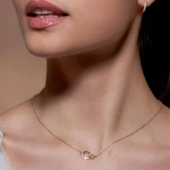 Poirier JS-001 Bruidssieraden Set Élodie Rosé