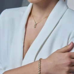 Poirier JS-002 Bruidssieraden Set Louise Goud -Exporteren Pracht Trouw Winkel js 002 030 js 002 sb0 004