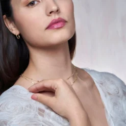 Poirier JS-003 Bruidssieraden Set Inez Goud