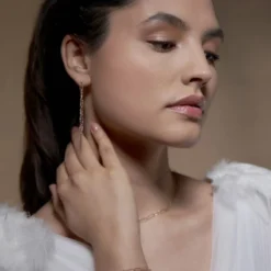 Poirier JS-006 Bruidssieraden Set Chloé Rosé