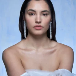 Poirier JS-010 Bruidssieraden Set Ella Zilver -Exporteren Pracht Trouw Winkel js 010 029 js 010 e 029 002