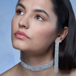 Poirier JS-010 Bruidssieraden Set Ella Zilver -Exporteren Pracht Trouw Winkel js 010 029 js 010 s 029 001a