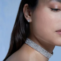 Poirier JS-010 Bruidssieraden Set Ella Zilver -Exporteren Pracht Trouw Winkel js 010 029 js 010 s 029 002