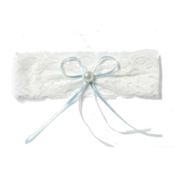 Kanten Kousenband Met Parel KB-40 Poirier