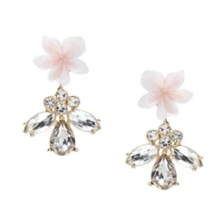 Poirier NC-1345 Oorbellen Roze/Goud -Exporteren Pracht Trouw Winkel nc 1345 600 nc 1345 600 02