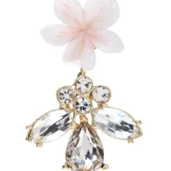 Poirier NC-1345 Oorbellen Roze/Goud -Exporteren Pracht Trouw Winkel nc 1345 600 nc 1345 600 03