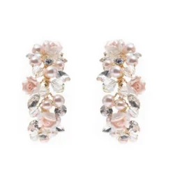 Poirier NC-1350 Oorbellen Ivoor/Zilver -Exporteren Pracht Trouw Winkel nc 1350 600 nc 1350 600 02 6