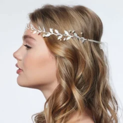 Poirier BB-8610 Haarband Zilver -Exporteren Pracht Trouw Winkel poirier bb 8610 silver hairband 3