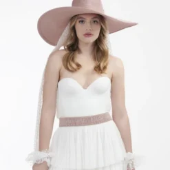 Poirier HT-103-Pink Hoed -Exporteren Pracht Trouw Winkel poirier ht 103 pink hat 3