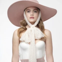 Poirier HT-103-Pink Hoed -Exporteren Pracht Trouw Winkel poirier ht 103 pink hat 6