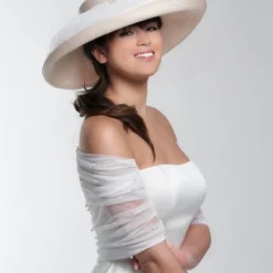 Poirier HT-104-Blush Hoed -Exporteren Pracht Trouw Winkel poirier ht 104 blush hat 3 1