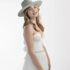 Poirier HT-300-Green Hoed -Exporteren Pracht Trouw Winkel poirier ht 300 green hat 4