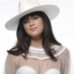 Poirier HT-301-Off White Hoed -Exporteren Pracht Trouw Winkel poirier ht 301 off white hat 4