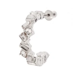 Poirier NC-1393 Oorbellen Zilver -Exporteren Pracht Trouw Winkel poirier nc 1393 earrings silver 4
