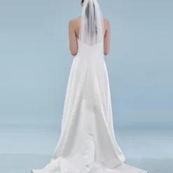 Poirier S46-120-1-Ivoor Sluier -Exporteren Pracht Trouw Winkel poirier s46 120 1 ivory 3