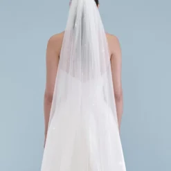 Poirier S46-210-1-Ivoor Sluier -Exporteren Pracht Trouw Winkel poirier s46 210 1 ivory 3