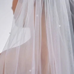 Poirier S46-210-1-Ivoor Sluier -Exporteren Pracht Trouw Winkel poirier s46 210 1 ivory 5