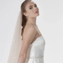 Poirier S47-300-1-Blush Sluier -Exporteren Pracht Trouw Winkel poirier s47 300 1 blush veil 3