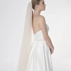 Poirier S47-300-1-Blush Sluier -Exporteren Pracht Trouw Winkel poirier s47 300 1 blush veil 5