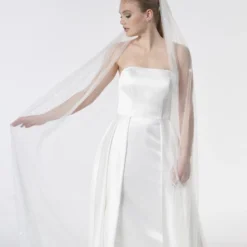 Poirier S47-300-1-Ivoor Sluier -Exporteren Pracht Trouw Winkel poirier s47 300 1 ivory veil 5