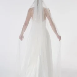 Poirier S47-300-1-Ivoor Sluier -Exporteren Pracht Trouw Winkel poirier s47 300 1 ivory veil 7