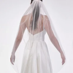 Poirier S48-120-1-Blush Sluier -Exporteren Pracht Trouw Winkel poirier s48 120 1 blush veil 3