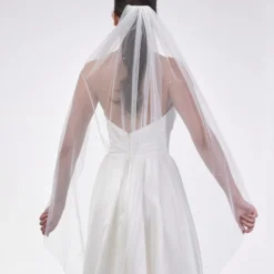 Poirier S48-120-1-Ivoor Sluier -Exporteren Pracht Trouw Winkel poirier s48 120 1 ivory veil 3