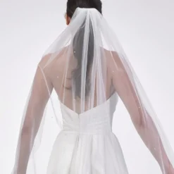 Poirier S48-120-1-Ivoor Sluier -Exporteren Pracht Trouw Winkel poirier s48 120 1 ivory veil 4