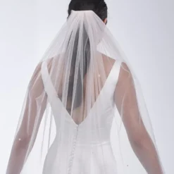 Poirier S49-120-1-Blush Sluier -Exporteren Pracht Trouw Winkel poirier s49 120 1 blush veil 3